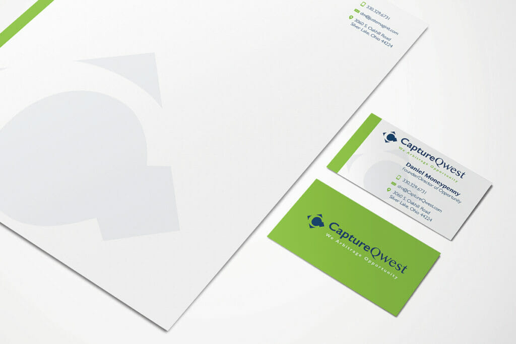 CaptureQwest Letter Head Design